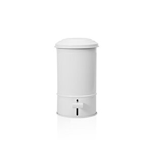Stripe Mutfak Ve Banyo Çöp Kovası Beyaz 5 Lt
