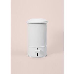 Stripe Mutfak Ve Banyo Çöp Kovası Beyaz 5 Lt