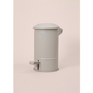 The Mia Stripe Mutfak Ve Banyo Çöp Kovası Bej 5 Lt