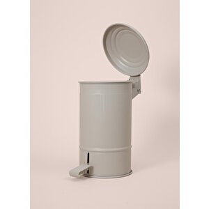 The Mia Stripe Mutfak Ve Banyo Çöp Kovası Bej 5 Lt