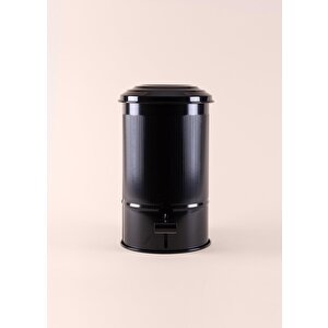 Stripe Mutfak Ve Banyo Çöp Kovası Siyah 5 Lt