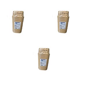 Muffin Kare Kağıt Kraft Desenli Sarı Kek Kalıbı Kapsülü Kabı - 50 Adetlik 3 Paket