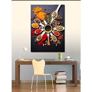 Kanvas Tablo Baharat Ve Yemek Şöleni 70x100 cm