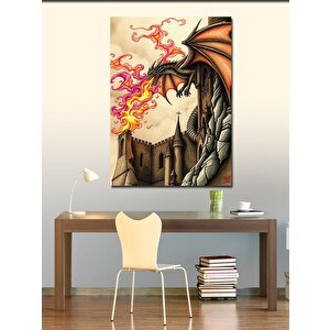 Kanvas Tablo Ejderhanın Nefesi 70x100 cm