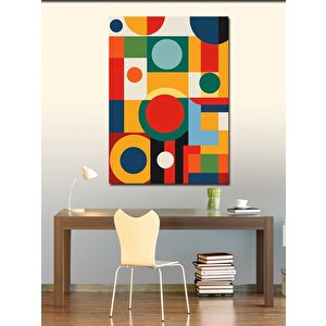 Kanvas Tablo Soyut Renk Daireleri 50x70 cm