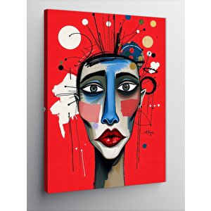 Kanvas Tablo Soyut Kadın Portresi 70x100 cm