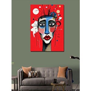 Kanvas Tablo Soyut Kadın Portresi 70x100 cm