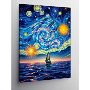 Kanvas Tablo Deniz Yıldızı Sanatı 100x140 cm