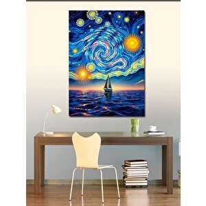 Kanvas Tablo Deniz Yıldızı Sanatı 100x140 cm