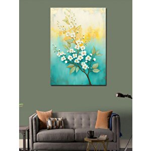 Kanvas Tablo Minimal Çiçek Dalı 50x70 cm