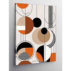 Kanvas Tablo Soyut Çember Ve Daireler 100x140 cm
