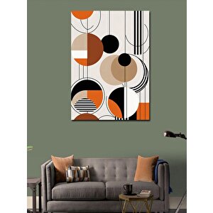 Kanvas Tablo Soyut Çember Ve Daireler 100x140 cm