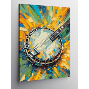 Kanvas Tablo Soyut Banjo 100x140 cm
