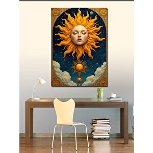Kanvas Tablo Güneş Ve Ay Tanrısı 70x100 cm