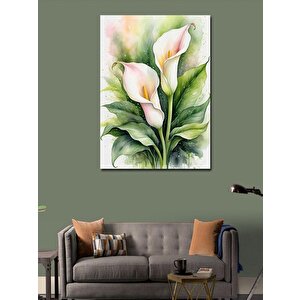Kanvas Tablo Zambak Çiçeği Detayı 70x100 cm