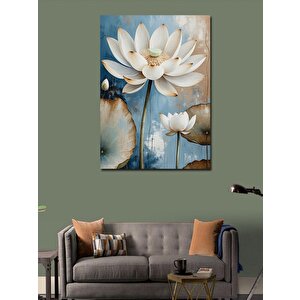 Kanvas Tablo Lotus Çiçeği Yansıması 70x100 cm