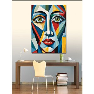 Kanvas Tablo Soyut Kadın Yüzü 50x70 cm