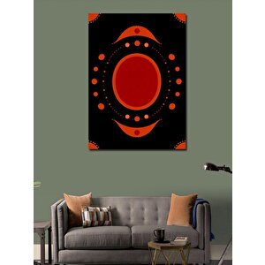 Kanvas Tablo Soyut Güneş Ve Geometri 50x70 cm