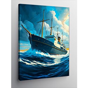 Kanvas Tablo Deniz Yolculuğu 100x140 cm