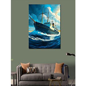 Kanvas Tablo Deniz Yolculuğu 100x140 cm