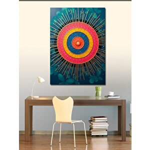 Kanvas Tablo Enerjik Güneş Motifi 50x70 cm