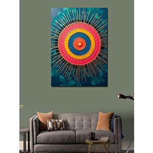 Kanvas Tablo Enerjik Güneş Motifi 50x70 cm