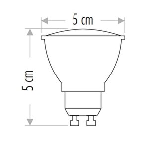 7w Gu-10 Led Ampul 4000k Cat Ct-4215gg