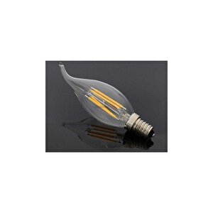 4w Led Filament Kıvrık Buji Ampul Günışığı E14 Ct-4062g
