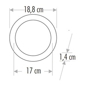 15w Slim Led Panel Beyaz Ct-5148b