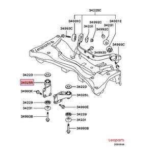Leoparts Mitsubishi Outlander 4x4 Diferansiyel Takozu Arka Sağ 2003-2006 Mr961408