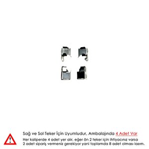 Leoparts Toyota Carina-e Ön Fren Balata Sacı 1992-1997 47717-33020