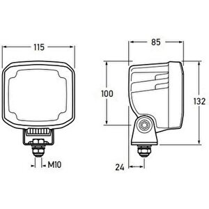 Hella Off-road Led Lamba 12v-24v Ultra Beam Gen. I 1ga995506-001