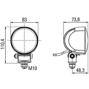 Hella Off-road Led Lamba 12v-24v Modul 70 Gen. Iv 1g0996476-011