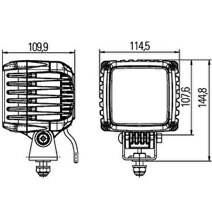 Hella Off-road Led Lamba 12v-24v Power Beam 3000 1ga996192-061