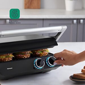 Homend Grilliant 1342h 3in1 2000 W Izgara Ve Tost Makinesi