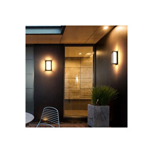 Econa 24 Watt Gün Işığı 3000k Modern İç Ve Dış Mekan Led Aplik, Banyo, Teras, Veranda, Balkon, Kamelya Armatürü Ecn-21353g