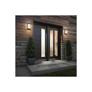 Econa 24 Watt Gün Işığı 3000k Modern İç Ve Dış Mekan Led Aplik, Banyo, Teras, Veranda, Balkon, Kamelya Armatürü Ecn-21353g