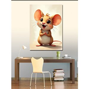 Kanvas Tablo Sevimli Küçük Fare 70x100 cm