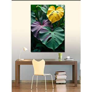 Kanvas Tablo Tropikal Yapraklar 50x70 cm