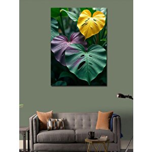 Kanvas Tablo Tropikal Yapraklar 50x70 cm