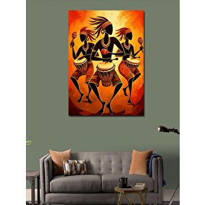 Kanvas Tablo Afrika Ritim Sanatı 70x100 cm