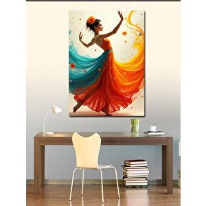 Kanvas Tablo Dans Eden Kadın 100x140 cm