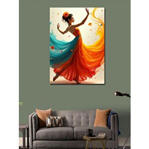 Kanvas Tablo Dans Eden Kadın 100x140 cm