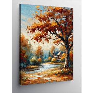 Kanvas Tablo Sonbahar Patikası 100x140 cm