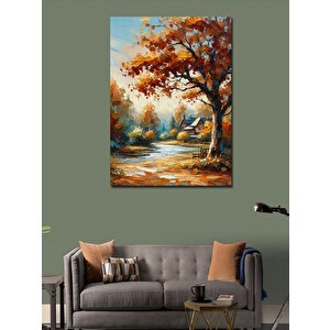 Kanvas Tablo Sonbahar Patikası 100x140 cm