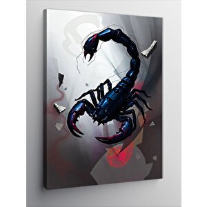 Kanvas Tablo Kara Akrep Sanatı 70x100 cm