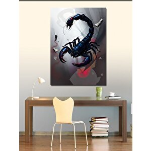 Kanvas Tablo Kara Akrep Sanatı 70x100 cm