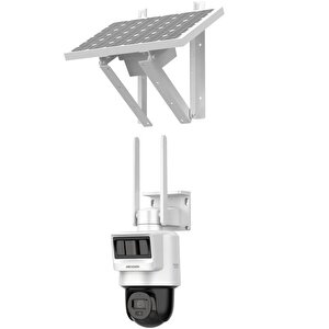 Ds-2de2c400iwg-k/4g/c05s10 4mp 2.8mm Smart Hybrit Ligth Ip66 Pt Dome Solar Ip Kamera
