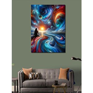 Kanvas Tablo Renkli Yolculuk 50x70 cm