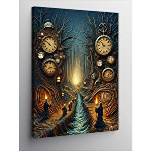 Kanvas Tablo Zamanı Yolculuk 100x140 cm